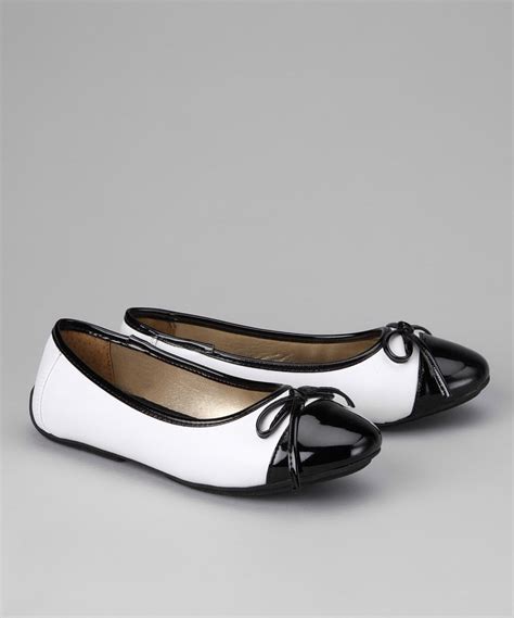 chanel black and white clothes|chanel black and white flats.